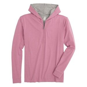 Johnnie-O Men’s Finney Striped 1/4 Zip Hoodie | Size Medium | Excellent Shape